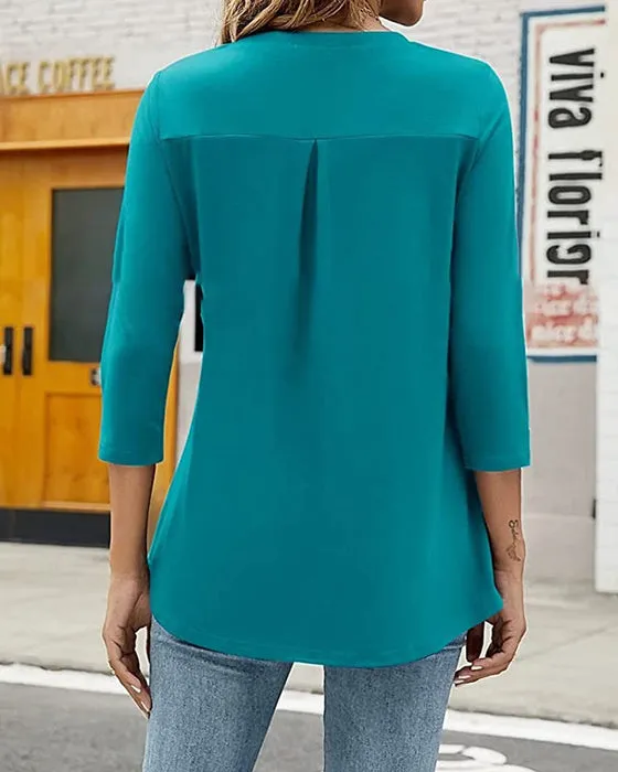 Helga® | Long-Sleeved Casual Blouse