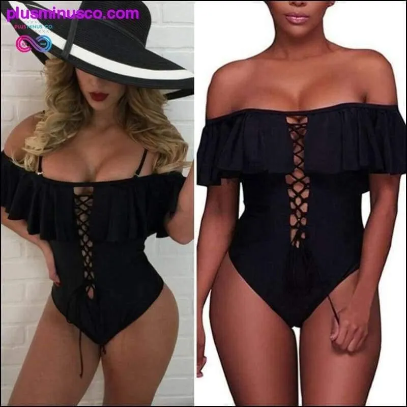 High Waist one piece 1 Swimsuit 2019 Sexy Bikinis Women