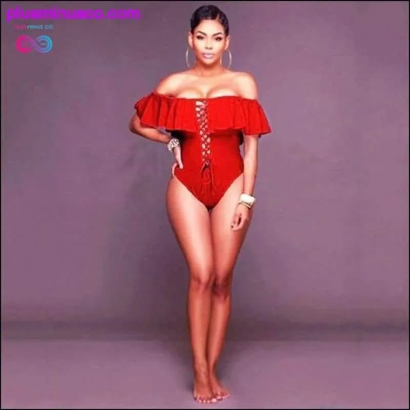 High Waist one piece 1 Swimsuit 2019 Sexy Bikinis Women