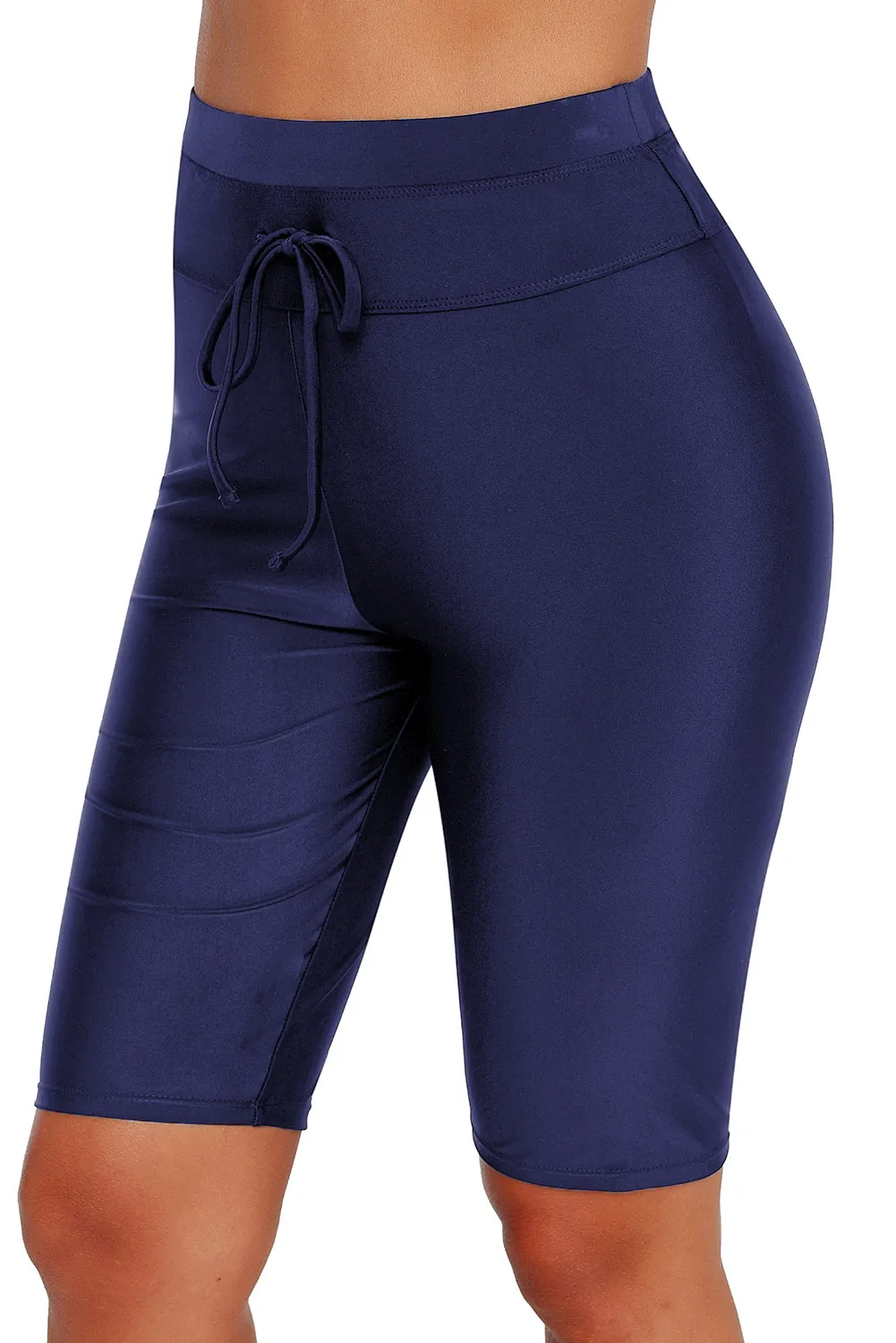 High Waisted Boardshort Swim Bottom