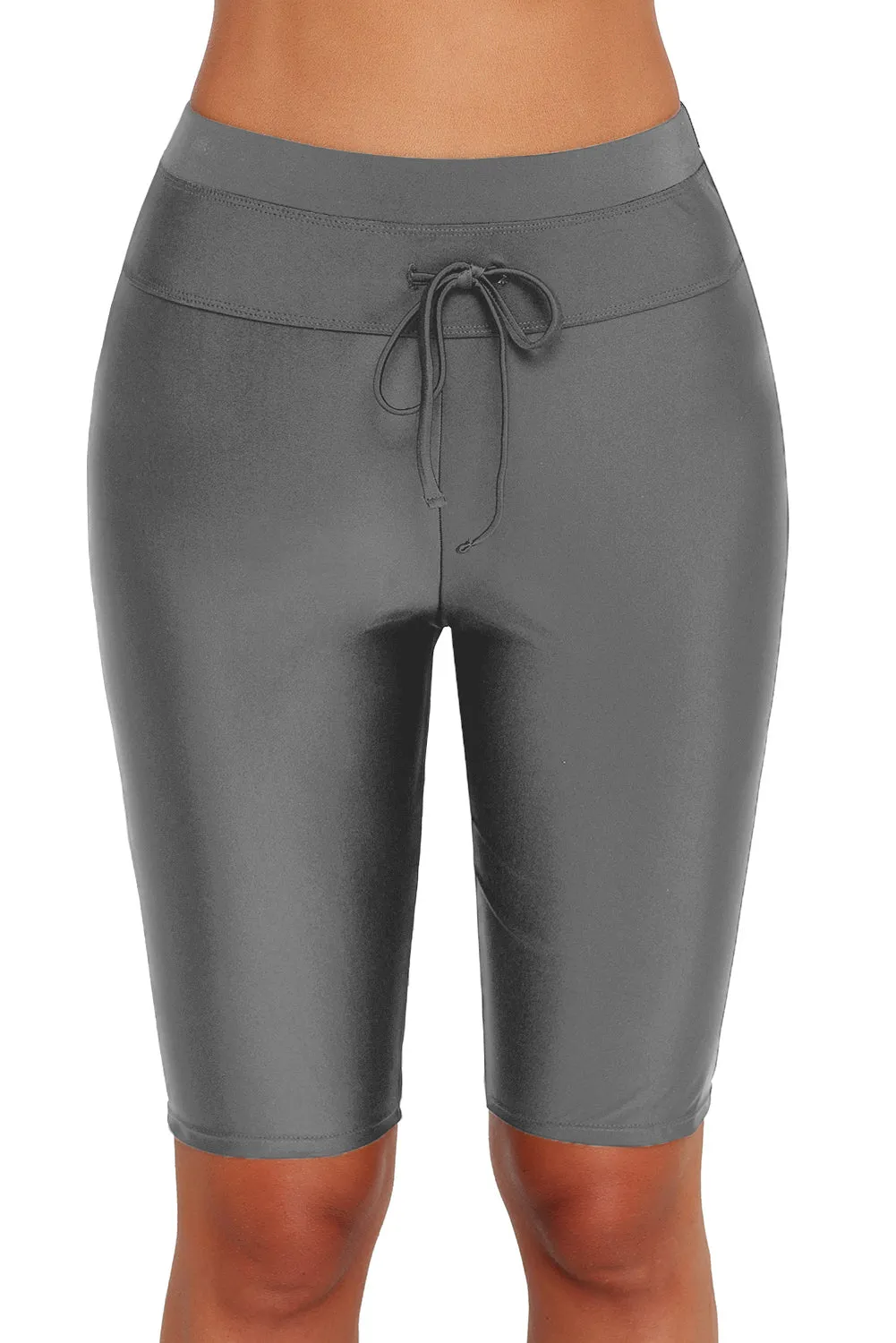 High Waisted Boardshort Swim Bottom