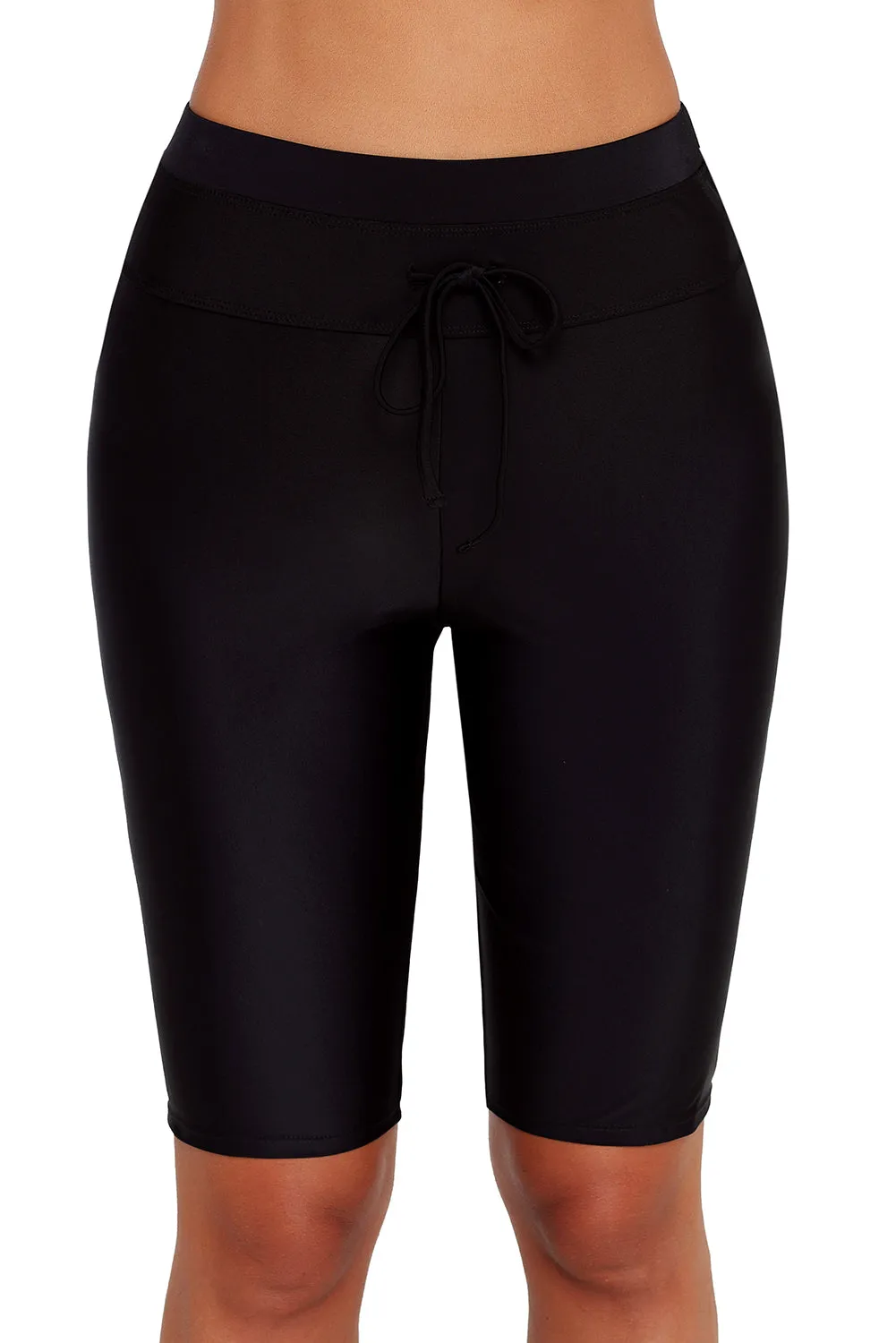 High Waisted Boardshort Swim Bottom