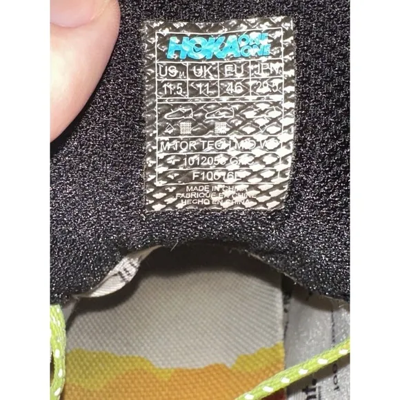 HOKA ONE ONE Men's Tor Tech Mid Waterproof Hiking Shoe, Grey/Acid ,US 11.5