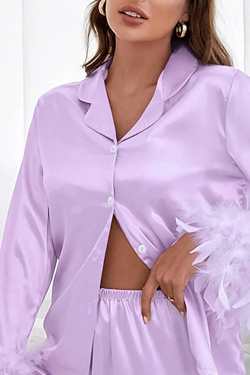 HUR1165 Feathered Fantasy Sleepwear Set