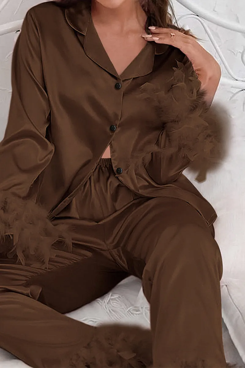 HUR1165 Feathered Fantasy Sleepwear Set