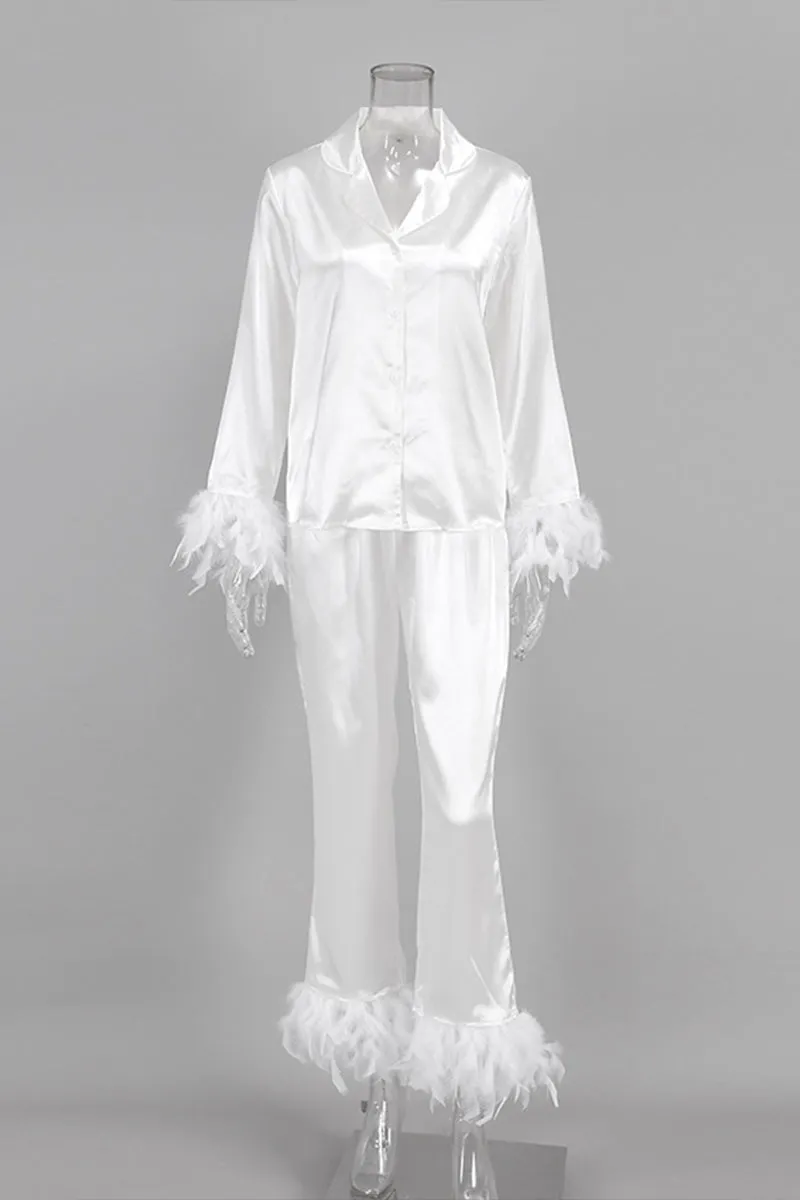 HUR1165 Feathered Fantasy Sleepwear Set