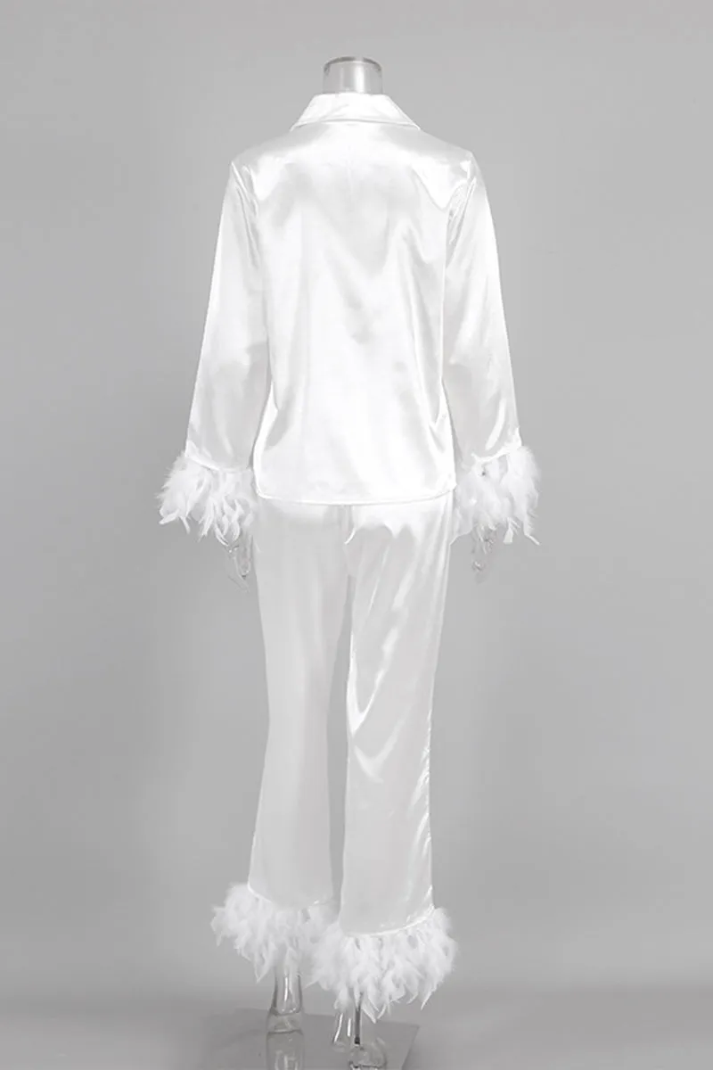 HUR1165 Feathered Fantasy Sleepwear Set