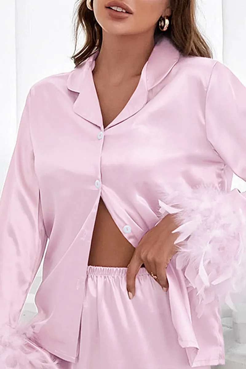HUR1165 Feathered Fantasy Sleepwear Set