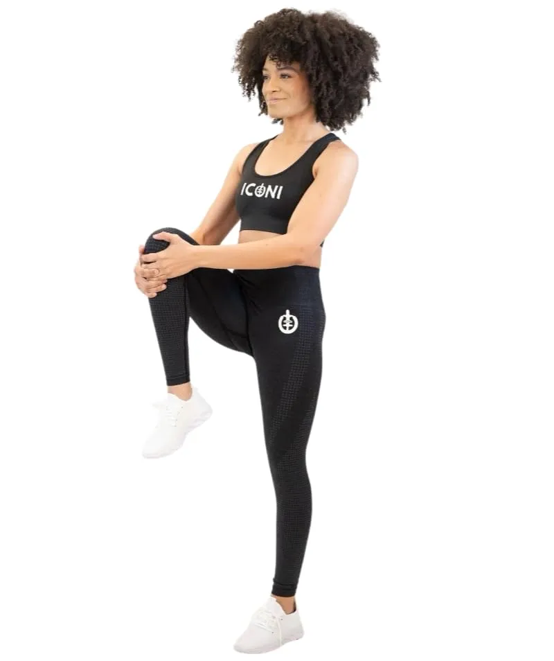 ICONI Women's Seamless High-Waisted Legging Ash Small