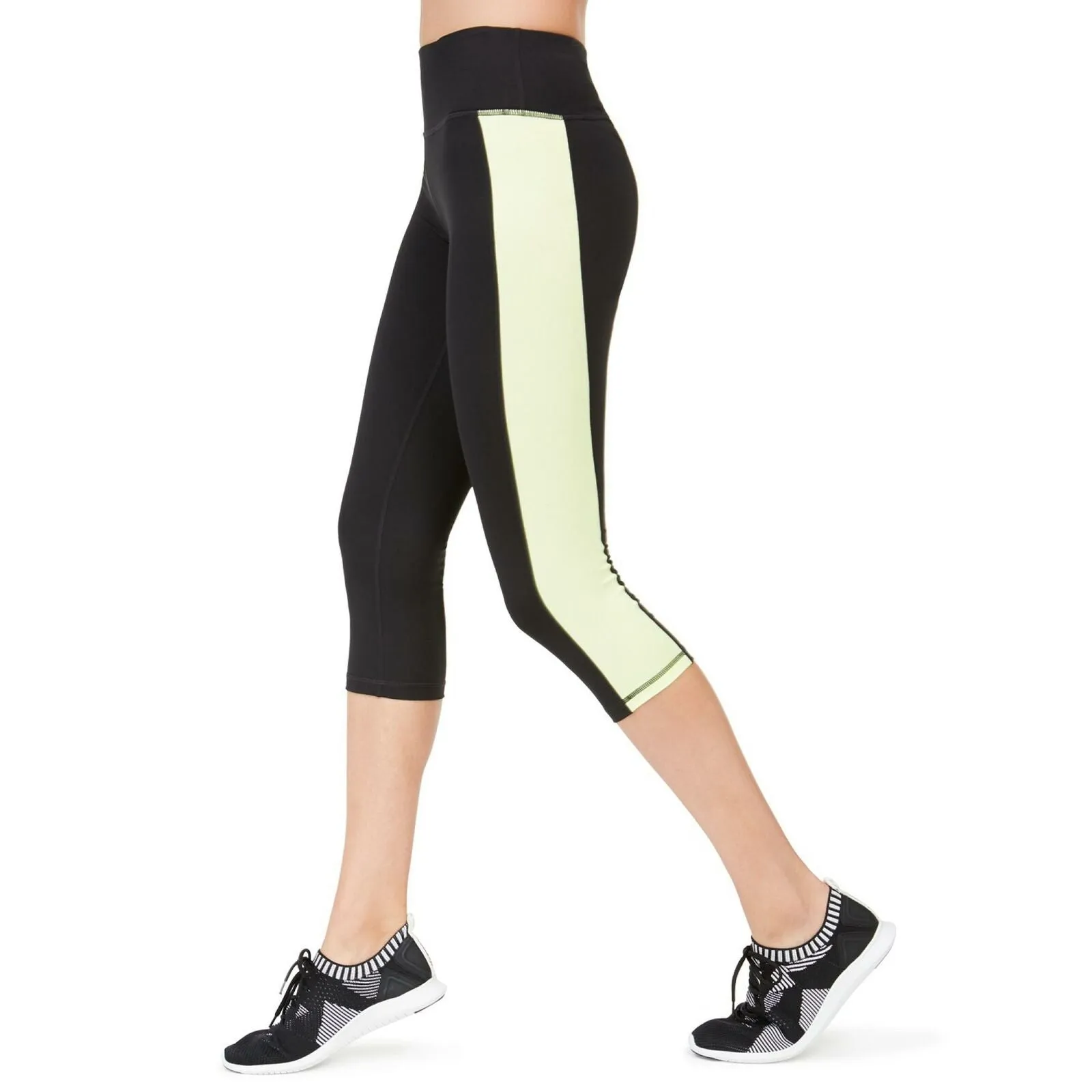 Ideology Women's Colorblocked Cropped Leggings