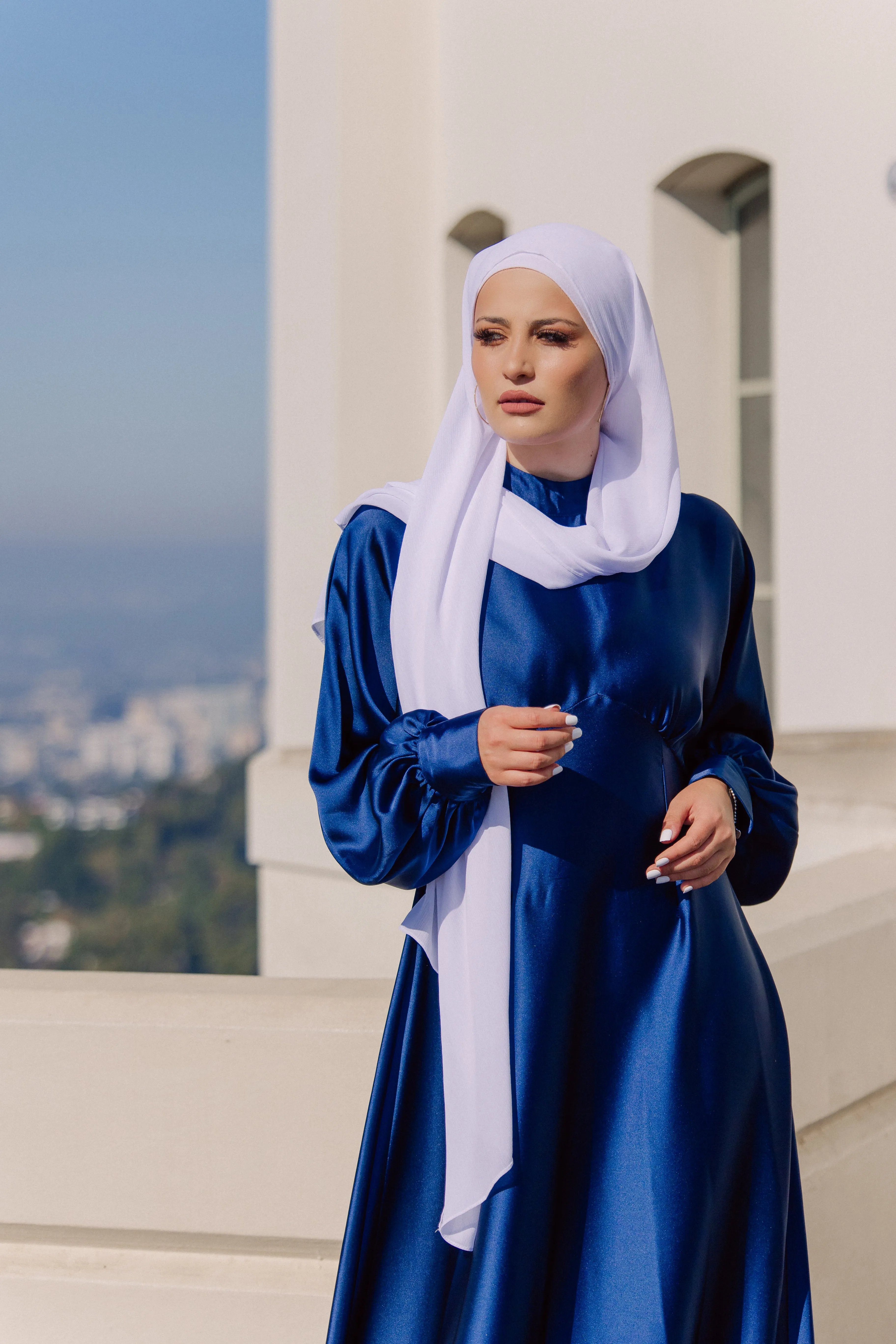 Imelda Batwing Dress - Midnight Blue