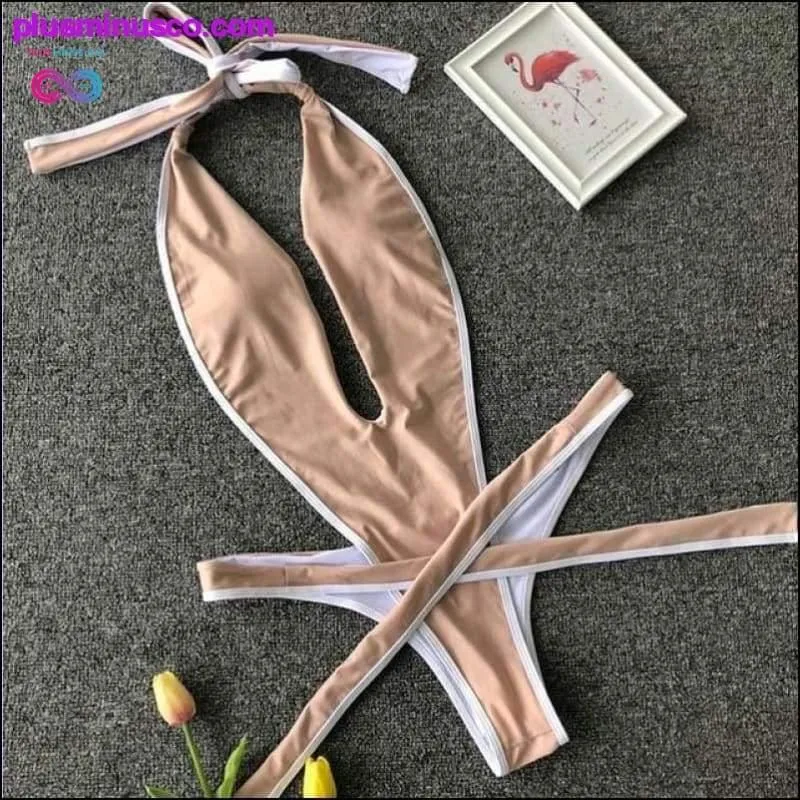 In-X Bandage High Cut Monokini at PlusMinusCo.com