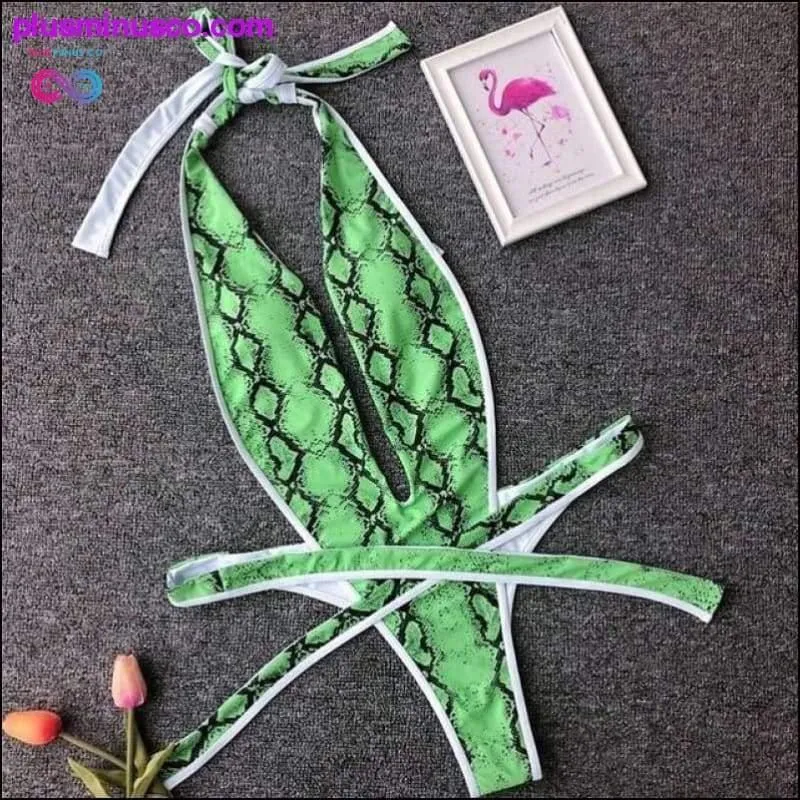 In-X Bandage High Cut Monokini at PlusMinusCo.com