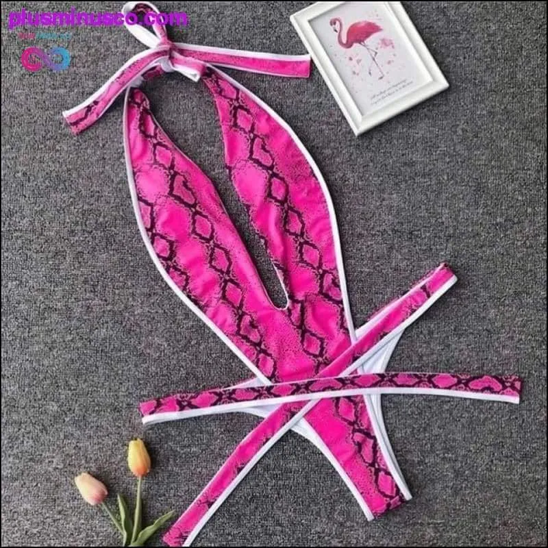 In-X Bandage High Cut Monokini at PlusMinusCo.com
