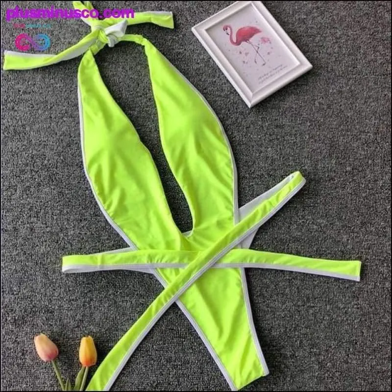 In-X Bandage High Cut Monokini at PlusMinusCo.com
