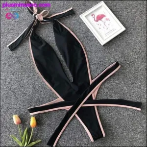 In-X Bandage High Cut Monokini at PlusMinusCo.com