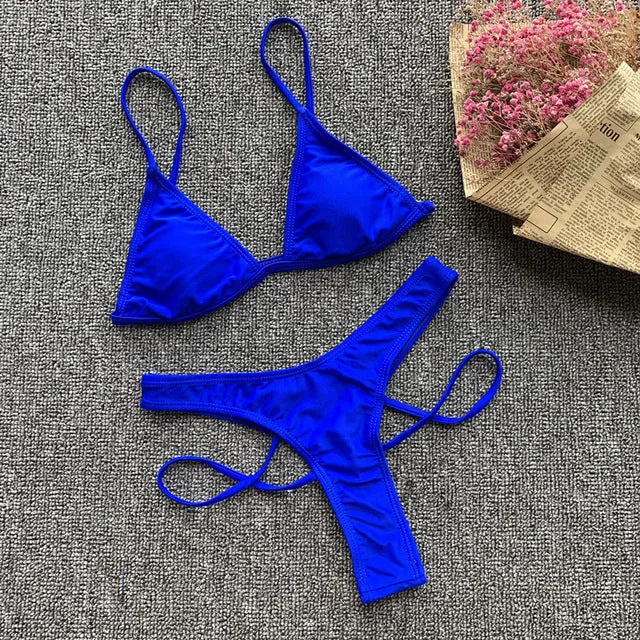 In-X Thong one piece swimsuit Sexy neon bikini 2020 High cut swimwear women Monokini Backless bodysuit One-piece suit Beach wear
