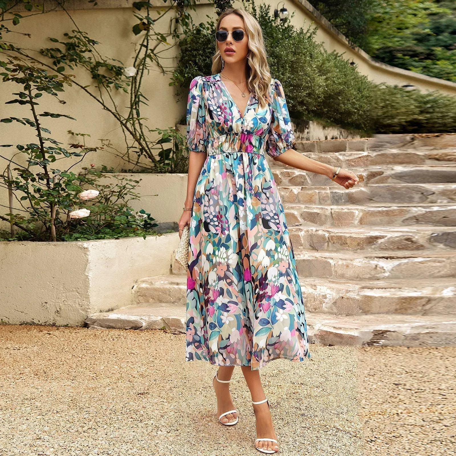 Ina® | Sophisticated Retro Midi Dress