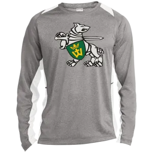 Iron Wolf Mindaugas - Men's Long Sleeve Colorblock Activewear Performance T