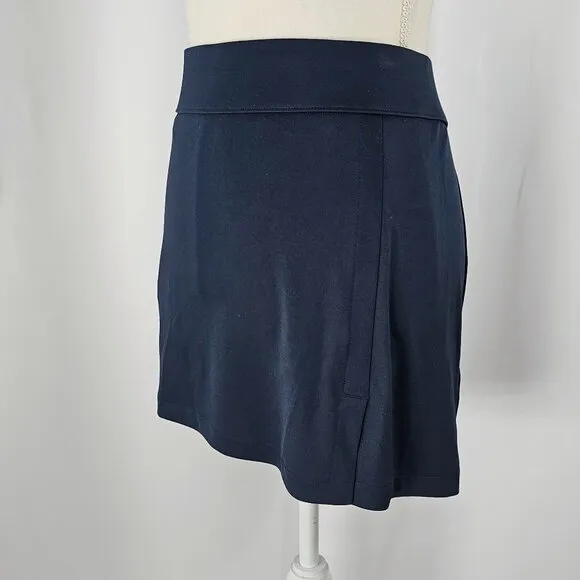 J Lindenberg Amelie Women's Navy Blue Active Performance Golf Skort Size L NWT