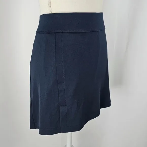 J Lindenberg Amelie Women's Navy Blue Active Performance Golf Skort Size L NWT
