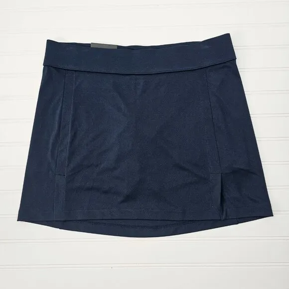 J Lindenberg Amelie Women's Navy Blue Active Performance Golf Skort Size L NWT