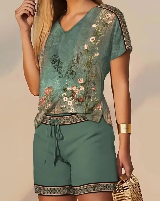 Joan® | Two Piece Summer Shorts Set