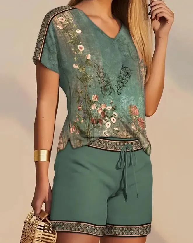 Joan® | Two Piece Summer Shorts Set