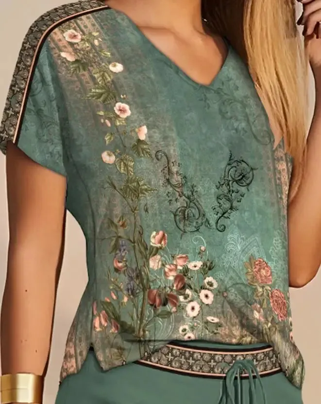 Joan® | Two Piece Summer Shorts Set