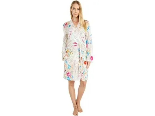 Johnny Was Wildflower Sleep Wear Night Lounge Lingerie Cap Sleeve Crop Set New