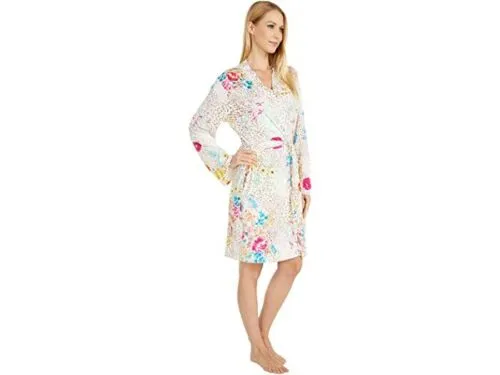 Johnny Was Wildflower Sleep Wear Night Lounge Lingerie Cap Sleeve Crop Set New