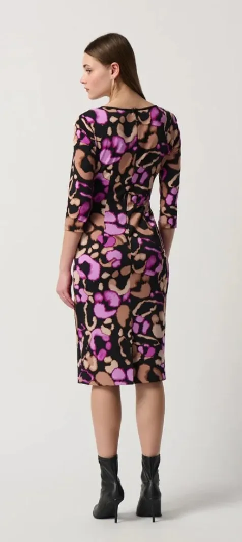 Joseph Ribkoff pink print dress