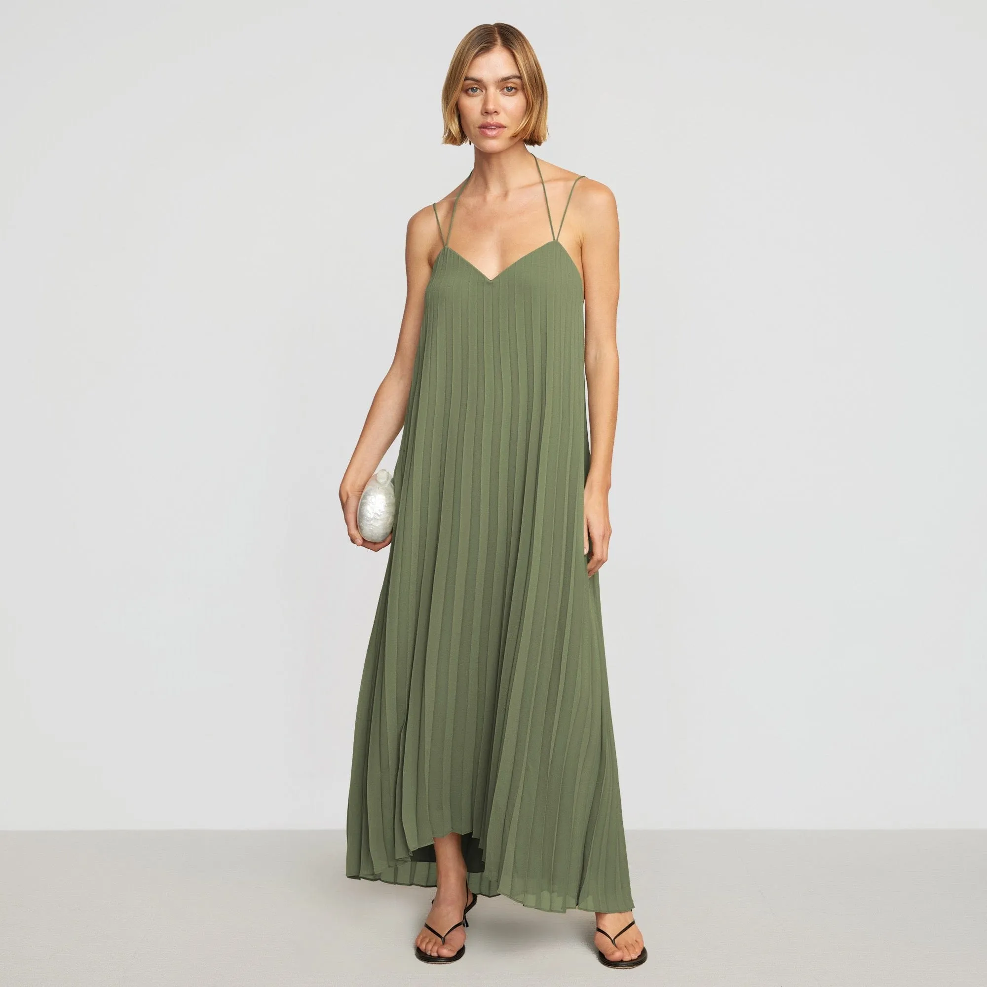 Juliette Pleated Maxi Dress