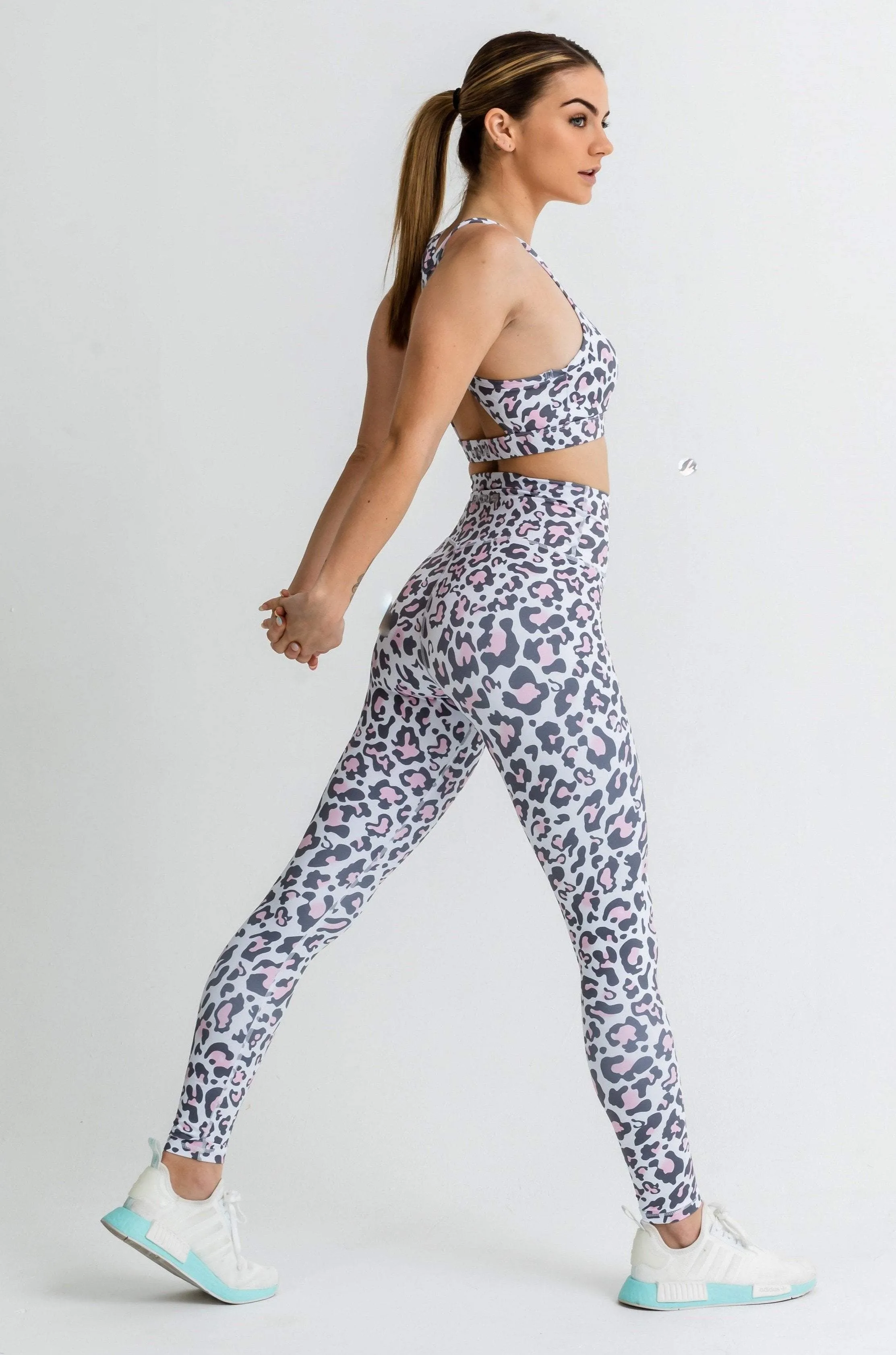 Jungle Leggings - Pink Leopard
