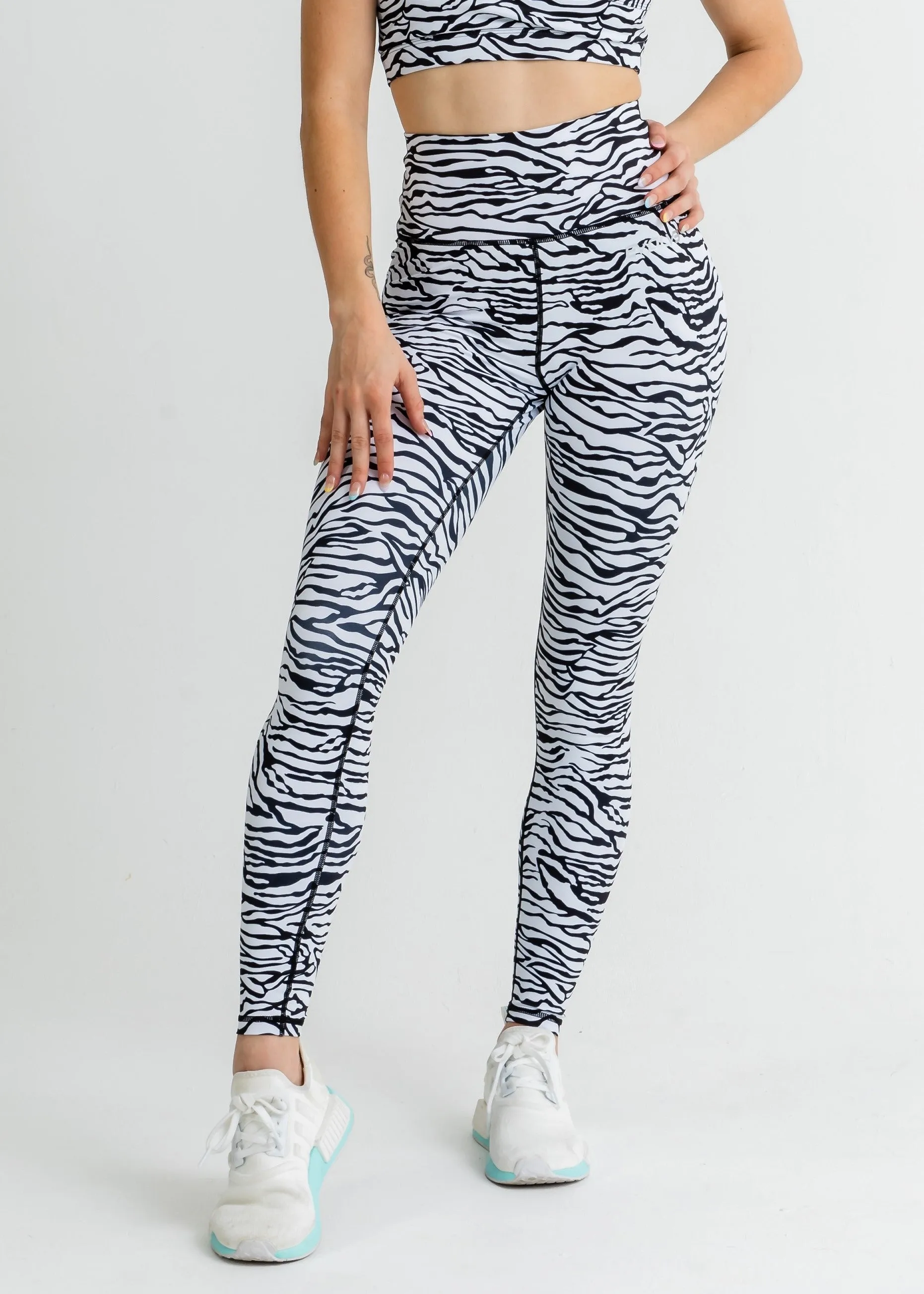 Jungle Leggings - Zebra