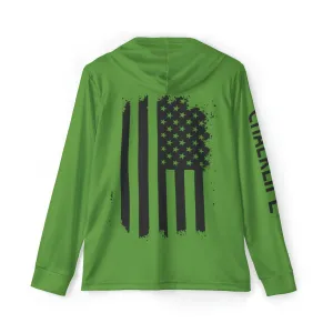 JUSTJULES - Eat. Sleep. JustJules. Repeat. Performance Hoodie - Green