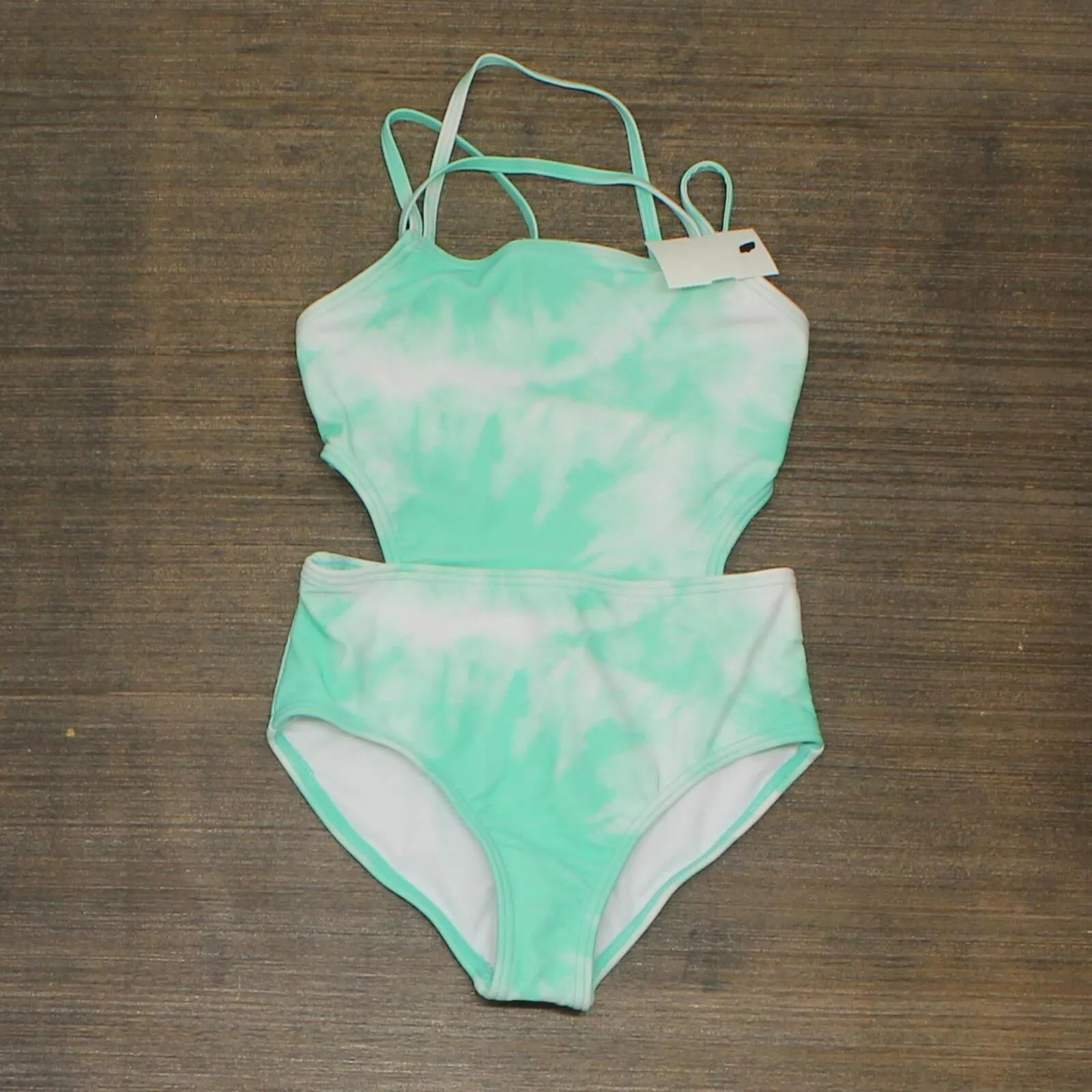 Kanu Surf Girls Sport Cut-Out 1-Piece Swimsuit Beach Girl Ice Green 6