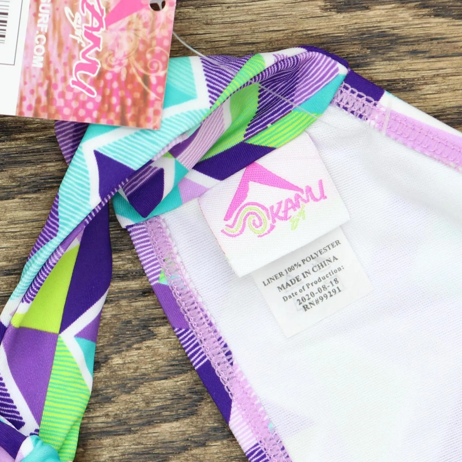 Kanu Surf Girls UPF 50 Beach Sport Halter Bikini 2-Piece Swimsuit Ruby Purple 12