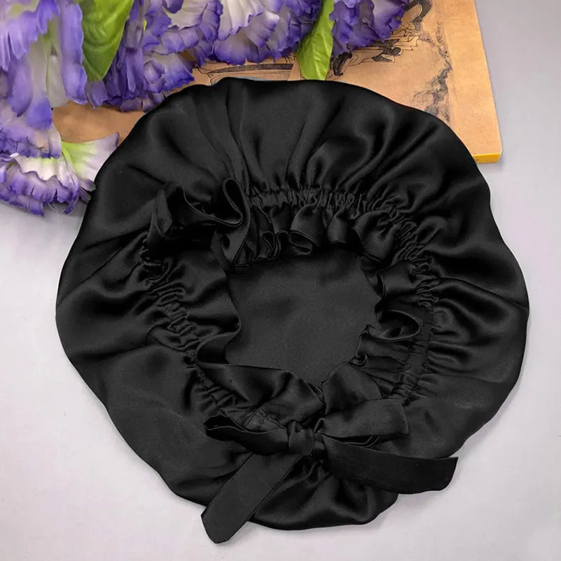 Kassandra - Elegant Double Layered with Ribbon Woman's Nightcap