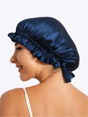 Kassandra - Elegant Double Layered with Ribbon Woman's Nightcap