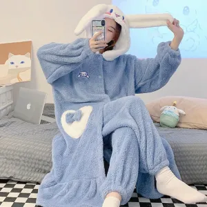 Kawaii Cinnamoroll Plush Sleepwear