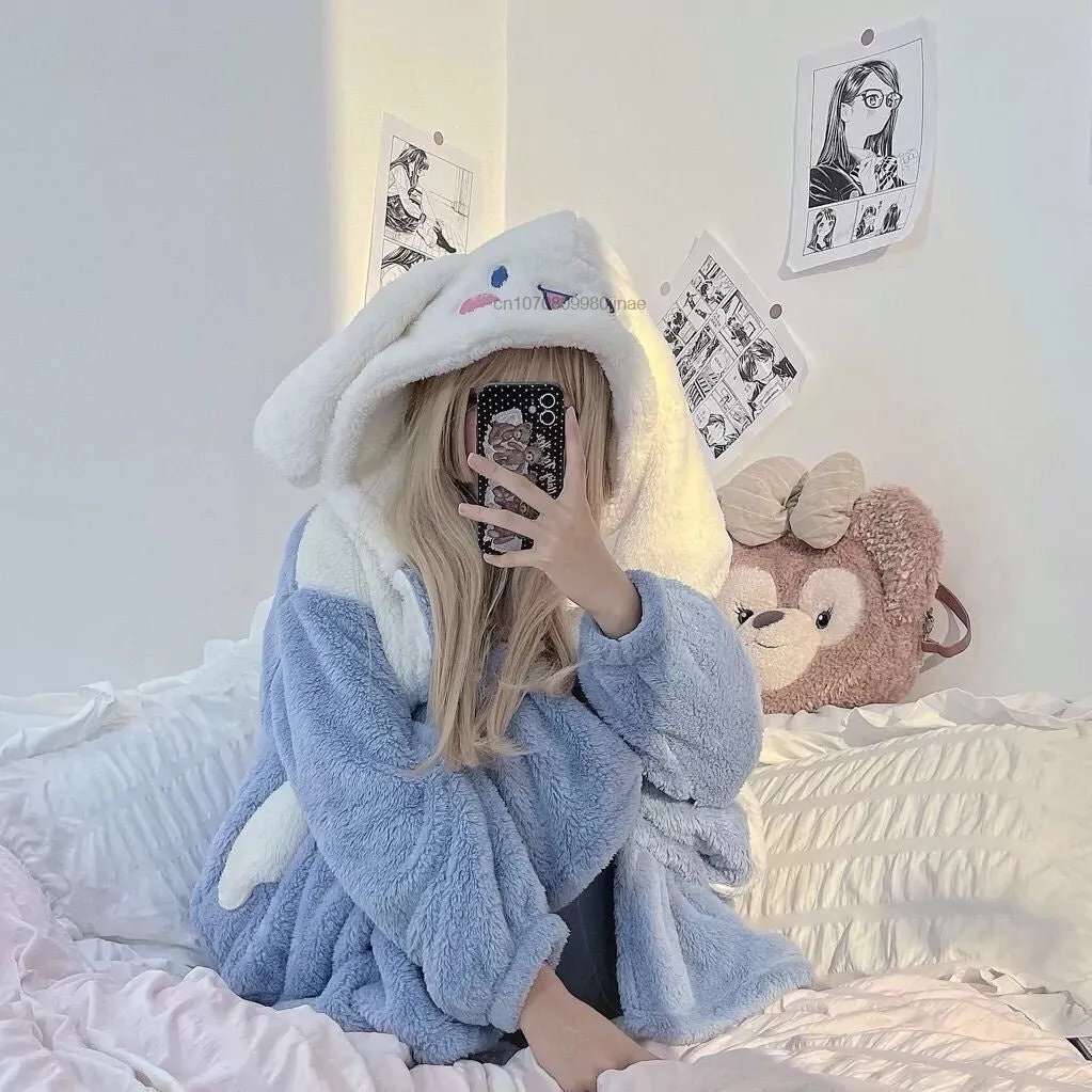 Kawaii Cinnamoroll Plush Sleepwear