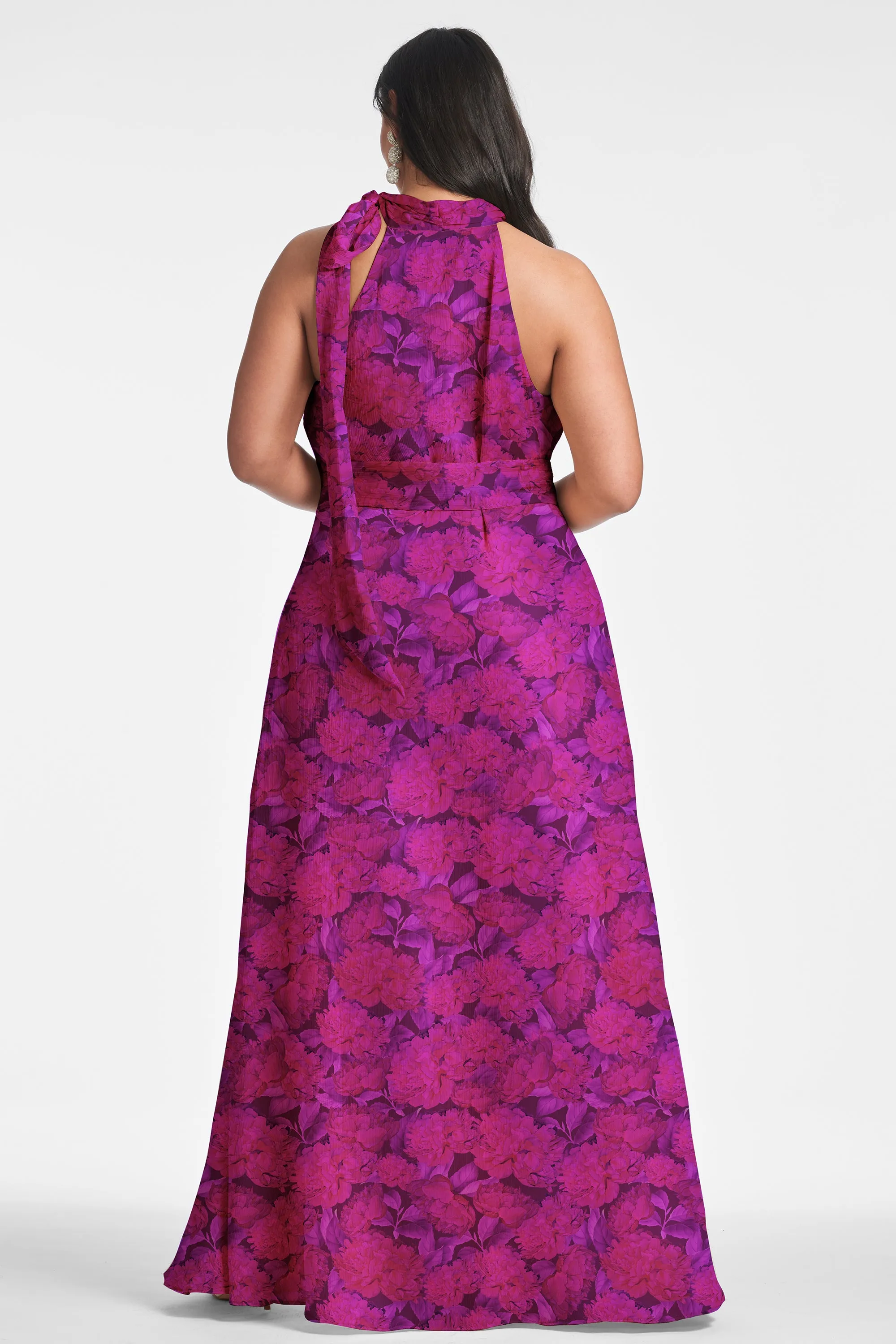 Kayla Gown - Magenta Bloom - Final Sale