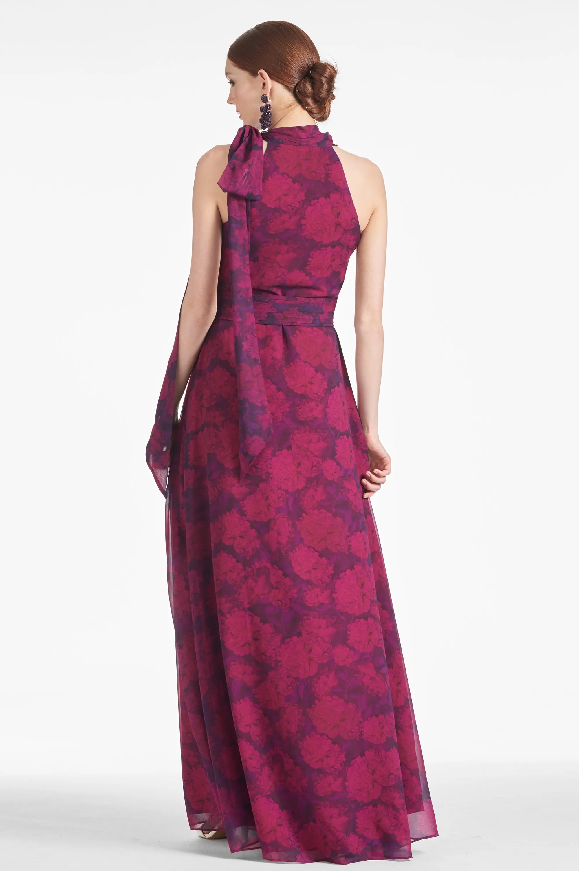 Kayla Gown - Magenta Bloom - Final Sale