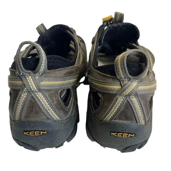 Keen Arroyo II Brown Leather Waterproof Hiking Fisherman Sandals Men’s Size 11