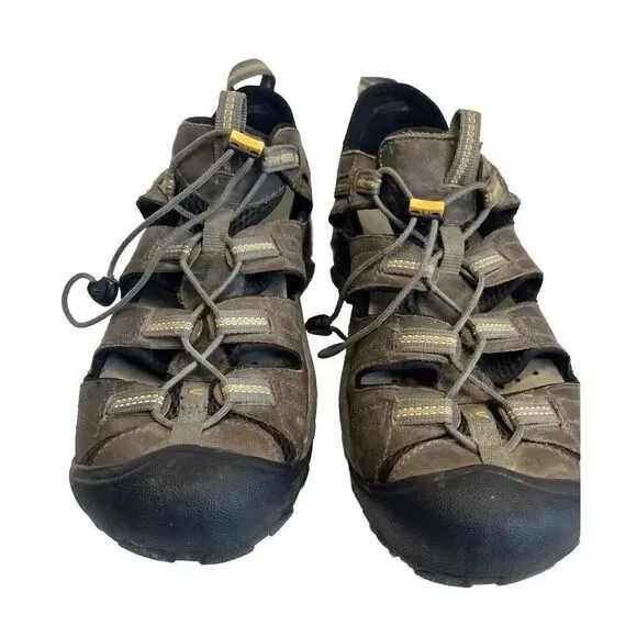 Keen Arroyo II Brown Leather Waterproof Hiking Fisherman Sandals Men’s Size 11