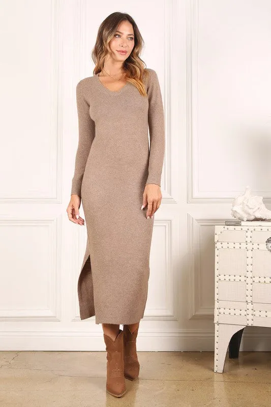 Keping me warm sweat dress