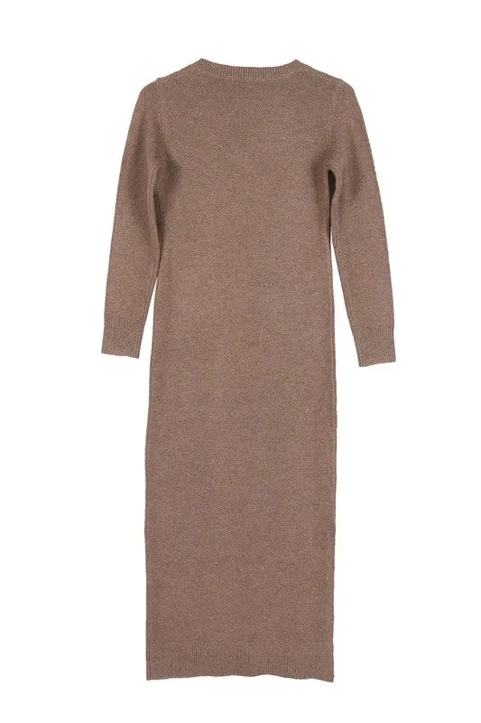 Keping me warm sweat dress