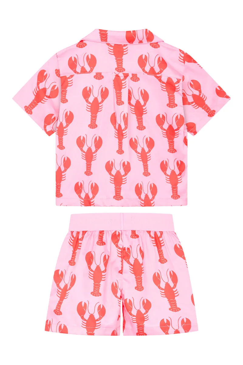 Kids Pyjama Set in Lobsters