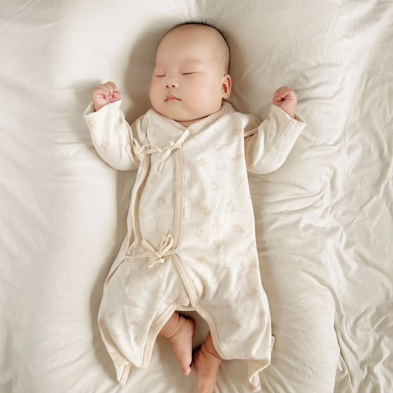 Kimono: Organic Cotton Newborn Romper